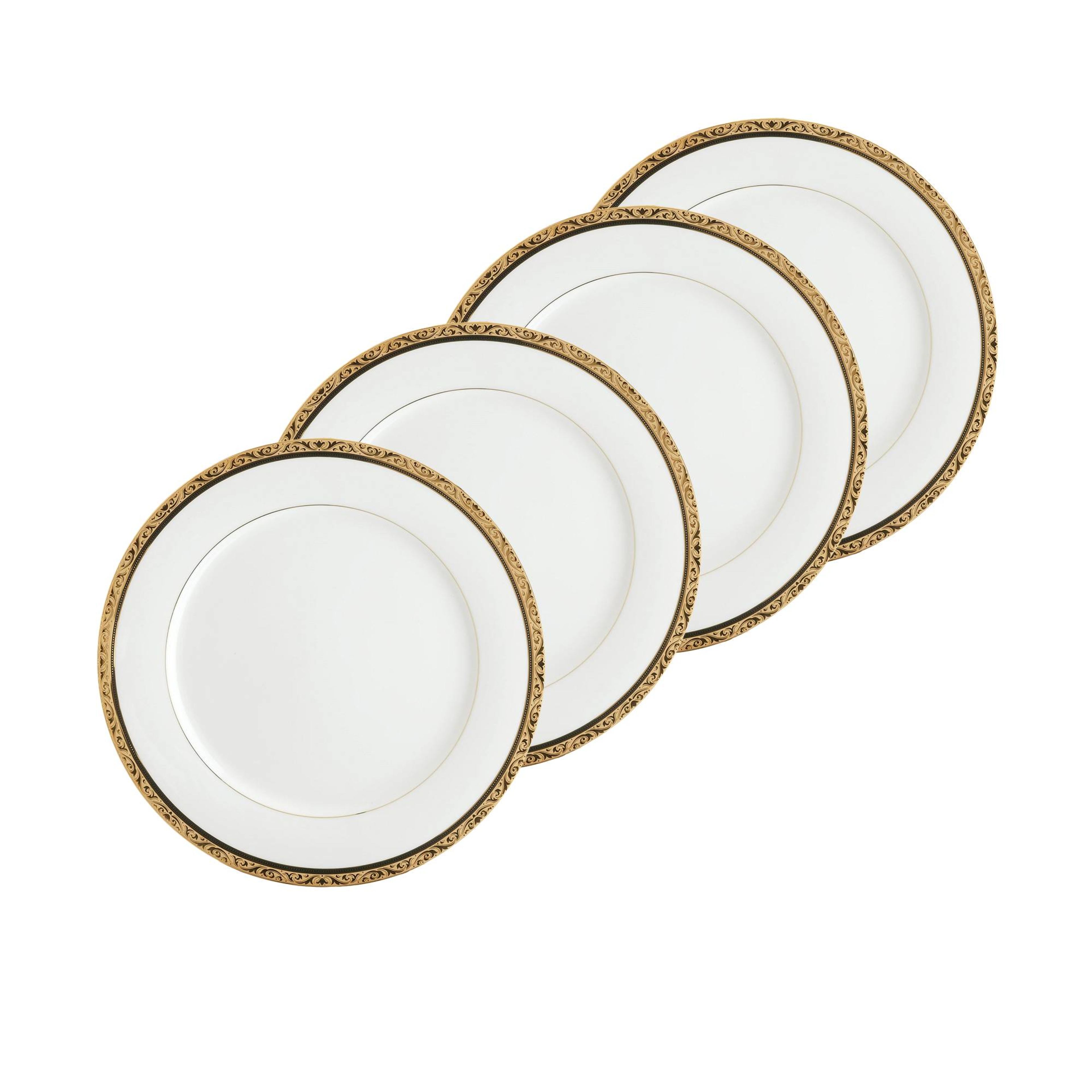 Noritake Regent Plate 21cm Set of 4 Gold | Kitchen Warehouse Noritake Regent Plate 21cm Set of 4 Gold | Kitchen Warehouse